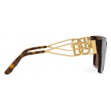 Dolce & Gabbana - Occhiale da Sole DG Diva - Havana - Dolce & Gabbana Eyewear