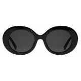 Dolce & Gabbana - Occhiale da Sole DG Logo - Nero Grigio Scuro - Dolce & Gabbana Eyewear