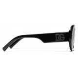 Dolce & Gabbana - DG Logo Sunglasses - Black Dark Grey - Dolce & Gabbana Eyewear