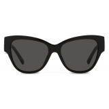 Dolce & Gabbana - Occhiale da Sole DG Logo - Nero Grigio Scuro - Dolce & Gabbana Eyewear