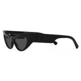 Dolce & Gabbana - Occhiale da Sole DG Logo - Nero - Dolce & Gabbana Eyewear