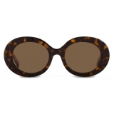 Dolce & Gabbana - Occhiale da Sole DG Logo - Havana Marrone - Dolce & Gabbana Eyewear