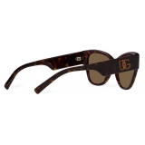 Dolce & Gabbana - Occhiale da Sole DG Logo - Havana - Dolce & Gabbana Eyewear