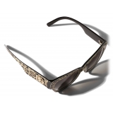 Dolce & Gabbana - Occhiale da Sole DG Logo - Leopardata Marrone Nero - Dolce & Gabbana Eyewear