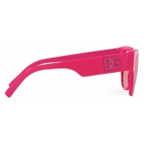 Dolce & Gabbana - Occhiale da Sole DG Logo - Fucsia - Dolce & Gabbana Eyewear