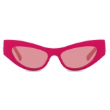 Dolce & Gabbana - Occhiale da Sole DG Logo - Fucsia - Dolce & Gabbana Eyewear