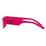 Dolce & Gabbana - Occhiale da Sole DG Logo - Fucsia - Dolce & Gabbana Eyewear