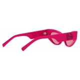 Dolce & Gabbana - Occhiale da Sole DG Logo - Fucsia - Dolce & Gabbana Eyewear