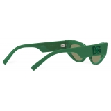 Dolce & Gabbana - Occhiale da Sole DG Logo - Verde - Dolce & Gabbana Eyewear