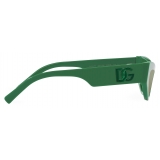 Dolce & Gabbana - Occhiale da Sole DG Logo - Verde - Dolce & Gabbana Eyewear