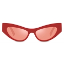 Dolce & Gabbana - DG Logo Sunglasses - Red - Dolce & Gabbana Eyewear