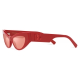 Dolce & Gabbana - DG Logo Sunglasses - Red - Dolce & Gabbana Eyewear