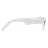 Dolce & Gabbana - Occhiale da Sole DG Logo - Bianco - Dolce & Gabbana Eyewear