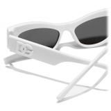 Dolce & Gabbana - Occhiale da Sole DG Logo - Bianco - Dolce & Gabbana Eyewear