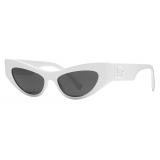 Dolce & Gabbana - Occhiale da Sole DG Logo - Bianco - Dolce & Gabbana Eyewear