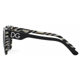Dolce & Gabbana - DG Print Sunglasses - Black Zebra - Dolce & Gabbana Eyewear