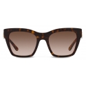 Dolce & Gabbana - Occhiale da Sole DG Print - Havana - Dolce & Gabbana Eyewear