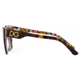 Dolce & Gabbana - Occhiale da Sole DG Print - Havana - Dolce & Gabbana Eyewear