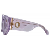 Linda Farrow - Debbie D-Frame Sunglasses in Lilac - LFL1059C10SUN - Linda Farrow Eyewear