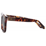 Linda Farrow - Occhiali da Sole Edson D-Frame in Tartaruga - LFL1385C4SUN - Linda Farrow Eyewear