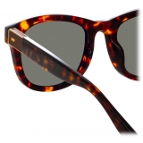 Linda Farrow - Occhiali da Sole Edson D-Frame in Tartaruga - LFL1385C4SUN - Linda Farrow Eyewear