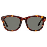 Linda Farrow - Occhiali da Sole Edson D-Frame in Tartaruga - LFL1385C4SUN - Linda Farrow Eyewear