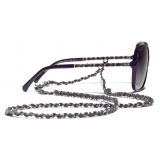 Chanel - Square Sunglasses - Purple Gradient - Chanel Eyewear