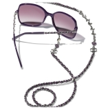 Chanel - Occhiali da Sole Quadrati - Viola Sfumato - Chanel Eyewear