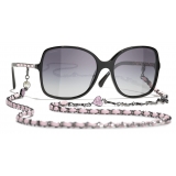 Chanel - Square Sunglasses - Black Gray Gradient - Chanel Eyewear