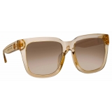 Linda Farrow - Freya Square Sunglasses in Ash - LFL1175C4SUN - Linda Farrow Eyewear