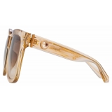 Linda Farrow - Freya Square Sunglasses in Ash - LFL1175C4SUN - Linda Farrow Eyewear