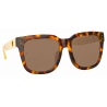 Linda Farrow - Occhiali da Sole Freya Square in Tartaruga Crema - LFL1175C2SUN - Linda Farrow Eyewear