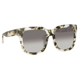 Linda Farrow - Freya D-Frame Sunglasses in Black Grey Tortoiseshell - LFL1175C6SUN - Linda Farrow Eyewear