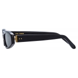 Linda Farrow - Jardine Angular Sunglasses in Black - LFL960C1SUN - Linda Farrow Eyewear