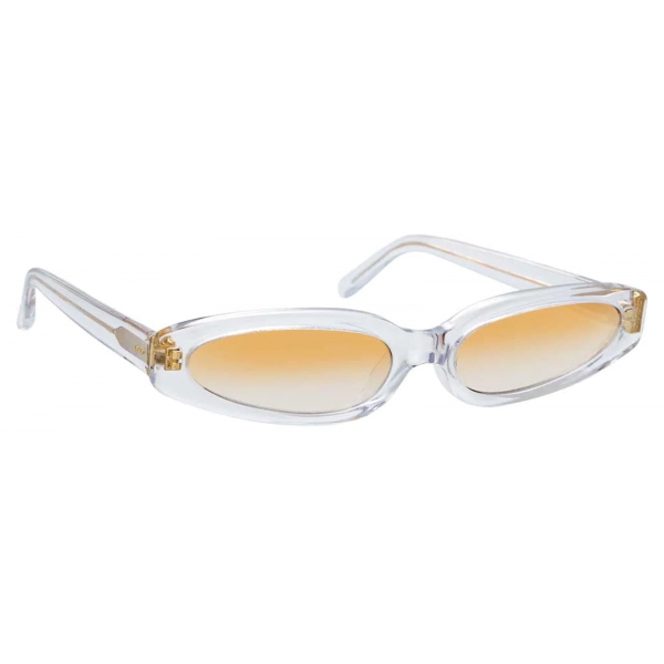 Linda Farrow - Occhiali da Sole Jardine Angular in Trasparente - LFL960C3SUN - Linda Farrow Eyewear