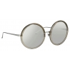 Linda Farrow - Occhiali da Sole Kew Round in Tartufo - LFL457C12SUN - Linda Farrow Eyewear
