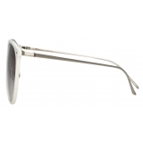 Linda Farrow - Occhiali da Sole Kings Oversized in Bianco - LFL747C4SUN - Linda Farrow Eyewear