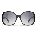 Chanel - Square Sunglasses - Black - Chanel Eyewear