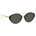 Linda Farrow - Occhiali da Sole Lucy Cat Eye in Nero - LFL1086C1SUN - Linda Farrow Eyewear