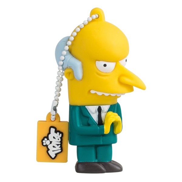 Tribe - Mr. Burns - The Simpsons - Chiavetta di Memoria USB 8 GB - Pendrive - Archiviazione Dati - Flash Drive