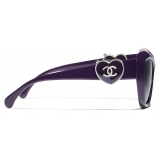 Chanel - Occhiali da Sole a Farfalla - Viola - Chanel Eyewear