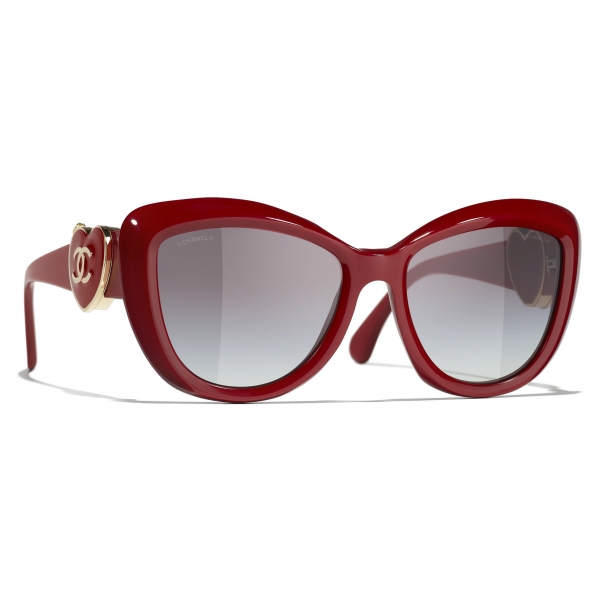 Chanel - Butterfly Sunglasses - Red - Chanel Eyewear