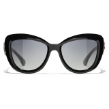 Chanel - Butterfly Sunglasses - Black - Chanel Eyewear
