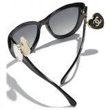 Chanel - Occhiali da Sole a Farfalla - Nero - Chanel Eyewear