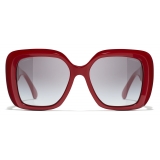 Chanel - Square Sunglasses - Red - Chanel Eyewear