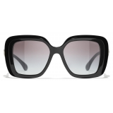 Chanel - Square Sunglasses - Black - Chanel Eyewear