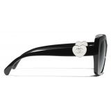 Chanel - Square Sunglasses - Black - Chanel Eyewear