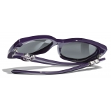 Chanel - Square Sunglasses - Purple - Chanel Eyewear