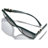 Chanel - Occhiali da Sole Quadrati - Verde - Chanel Eyewear