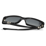 Chanel - Rectangular Sunglasses - Black - Chanel Eyewear